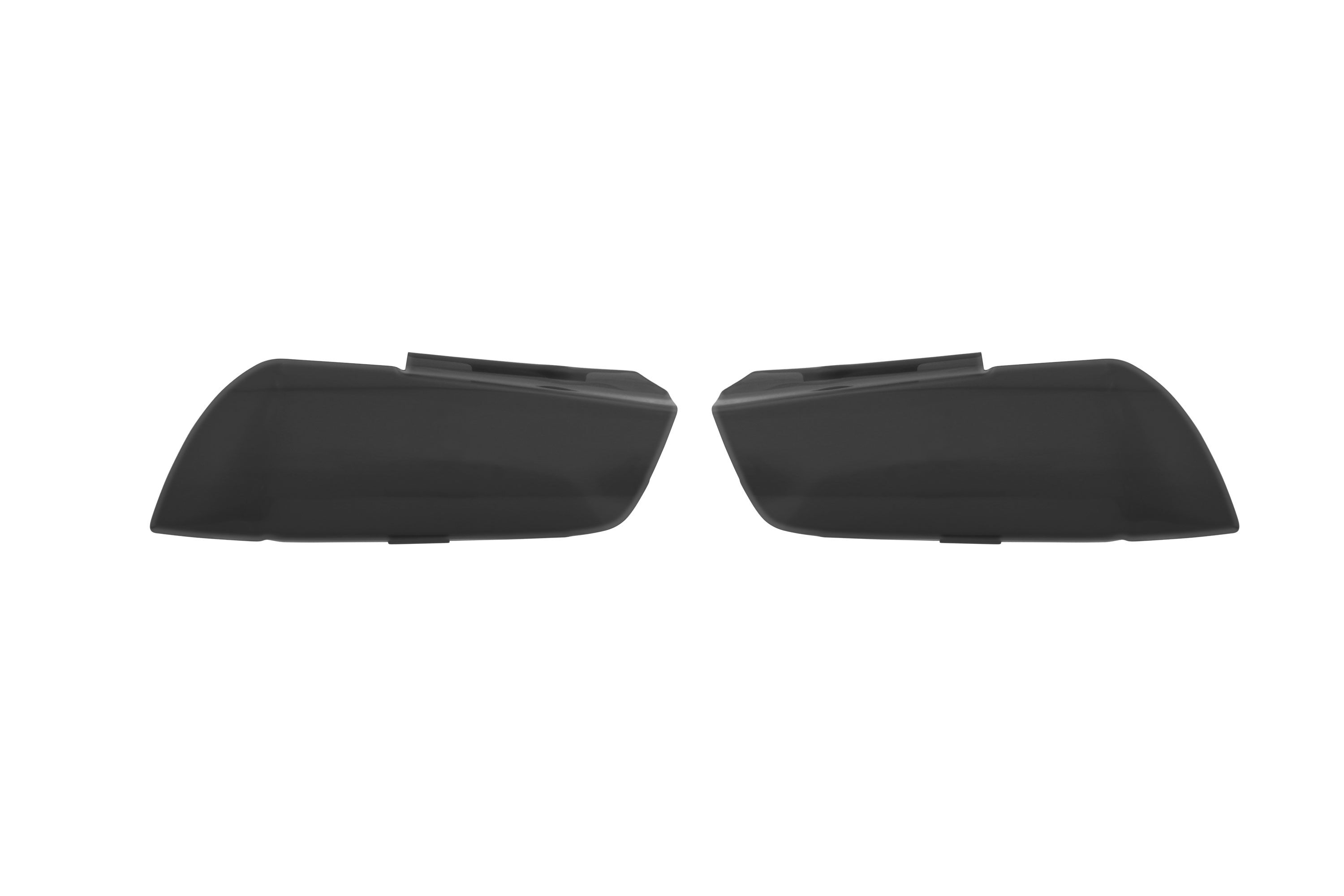 2011-2014 Dodge Charger Headlight Covers 2PC - Carbon-Fiber-Look