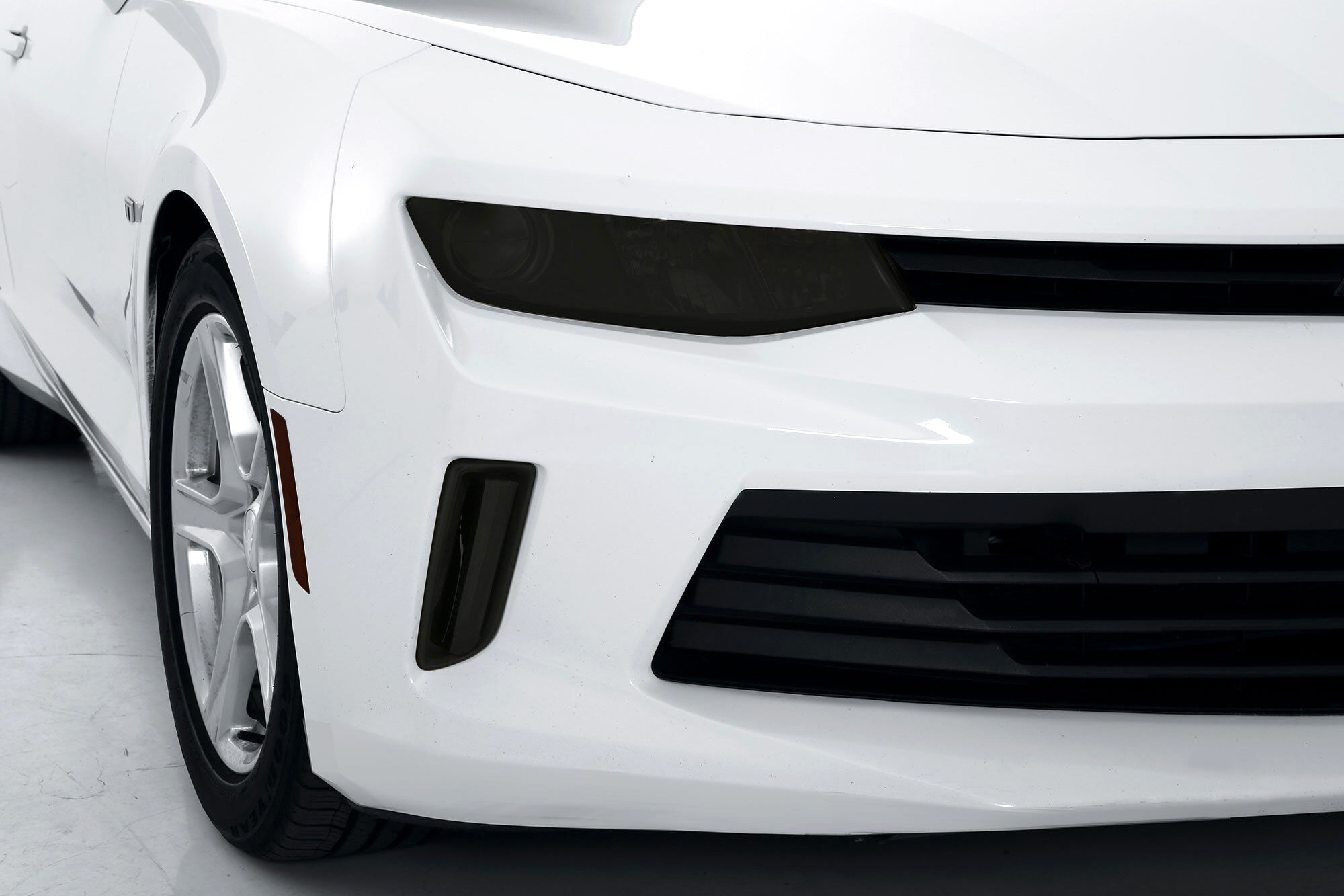 2016-2018 Chevrolet Camaro Headlight Covers 2PC. - Smoke