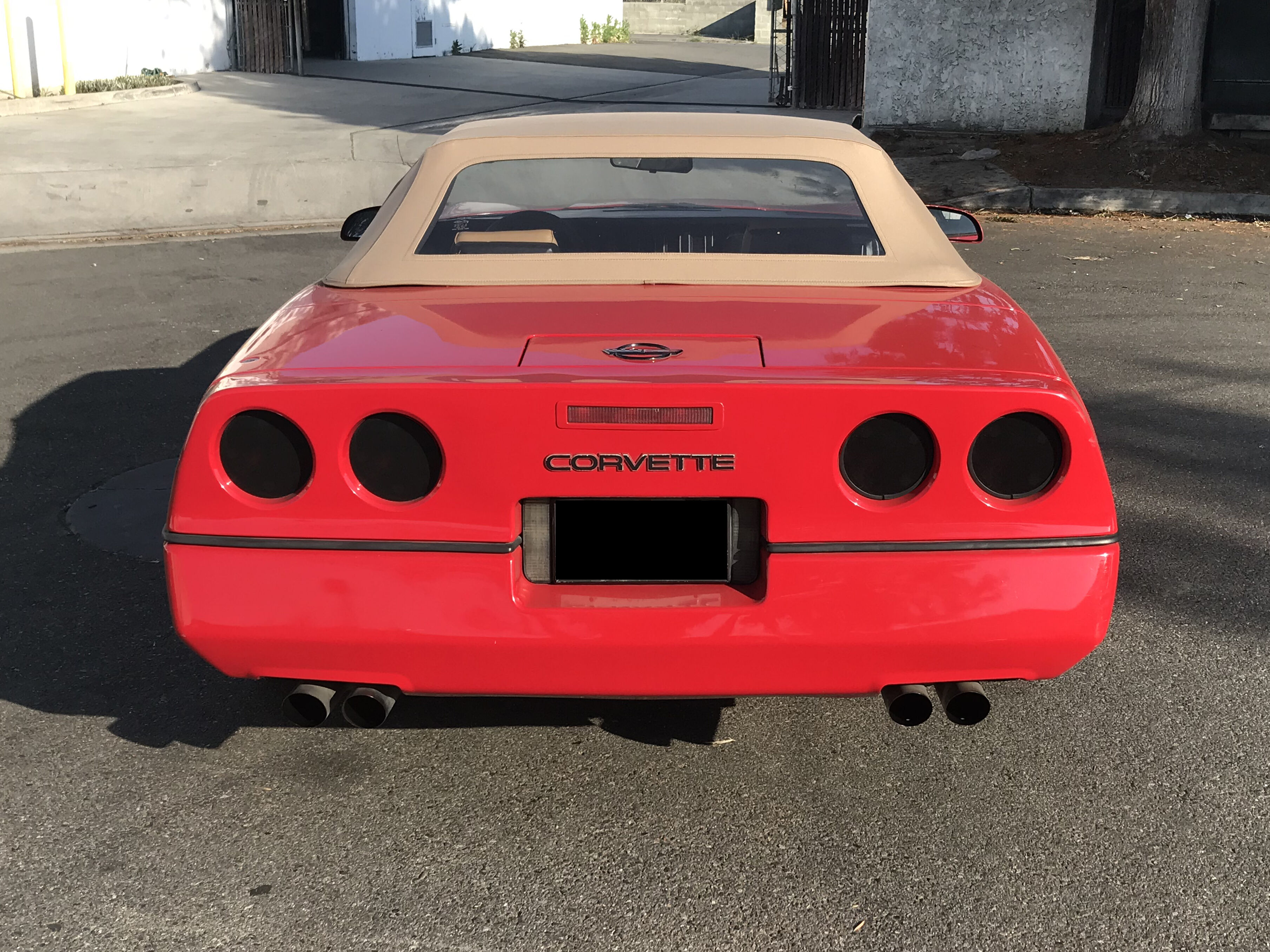1991-1996 Chevrolet Corvette Tail Light Covers 2PC - Smoke - GT040