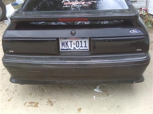 1987-1993 Ford Mustang GT Tail Light Covers 2PC - Smoke - GT044