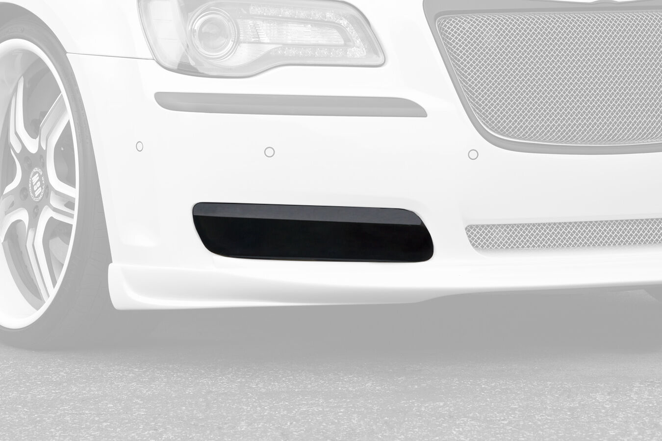 2005-2010 Chrysler 300 C/HEMI/SRT-8 Headlight Covers 2PC - Smoke - GT046FS