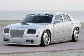 2005-2010 Chrysler 300 C/SRT 8/Heritage Headlight Covers 2PC - Carbon Fiber Look - GT0662X