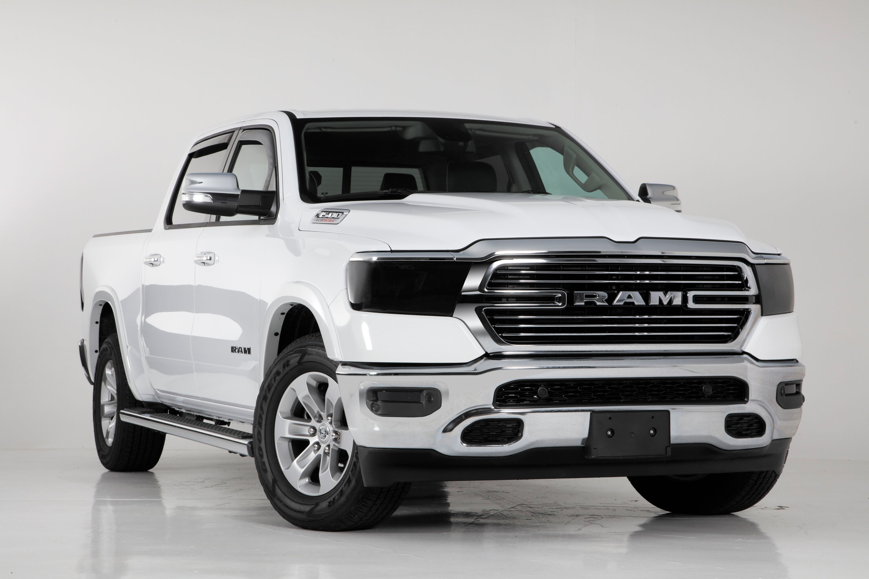 2019-2024 Ram 1500 Big Horn/Laramie/Tradesman/Rebel Headlight Covers 2PC - Smoke