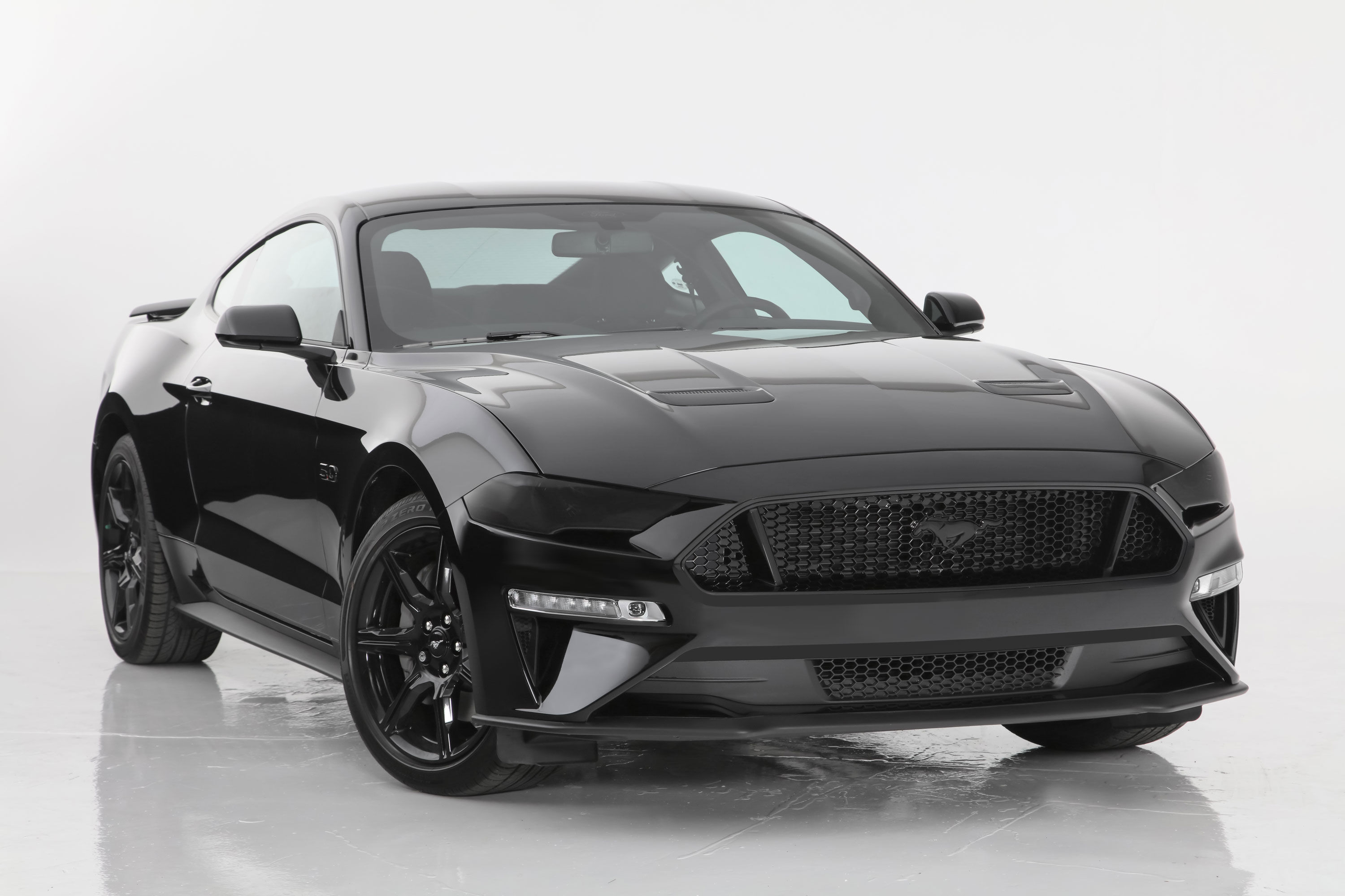 2018-2023 Ford Mustang Headlight Covers - Smoke