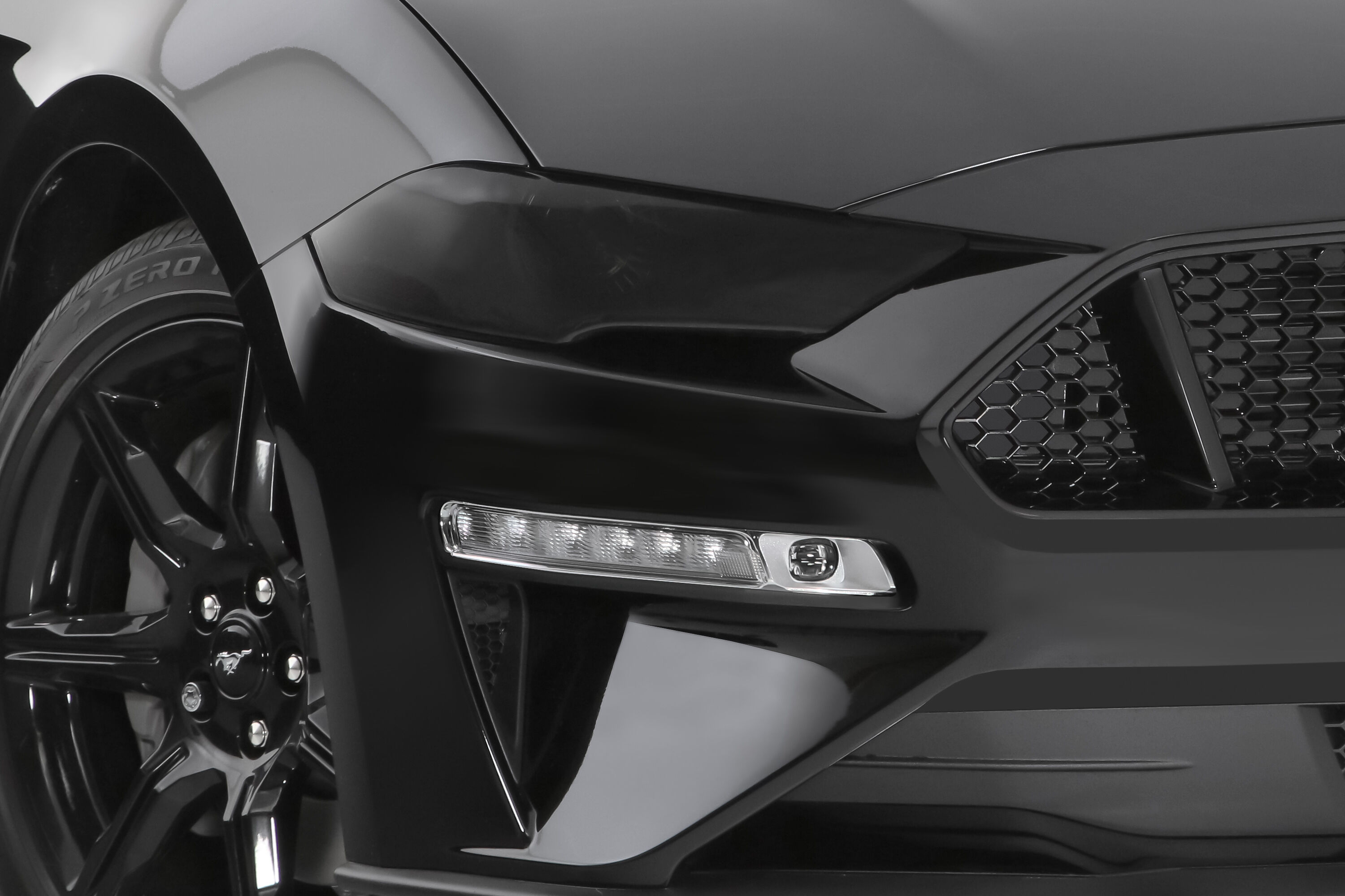 2018-2023 Ford Mustang Headlight Covers - Smoke - GT0995S