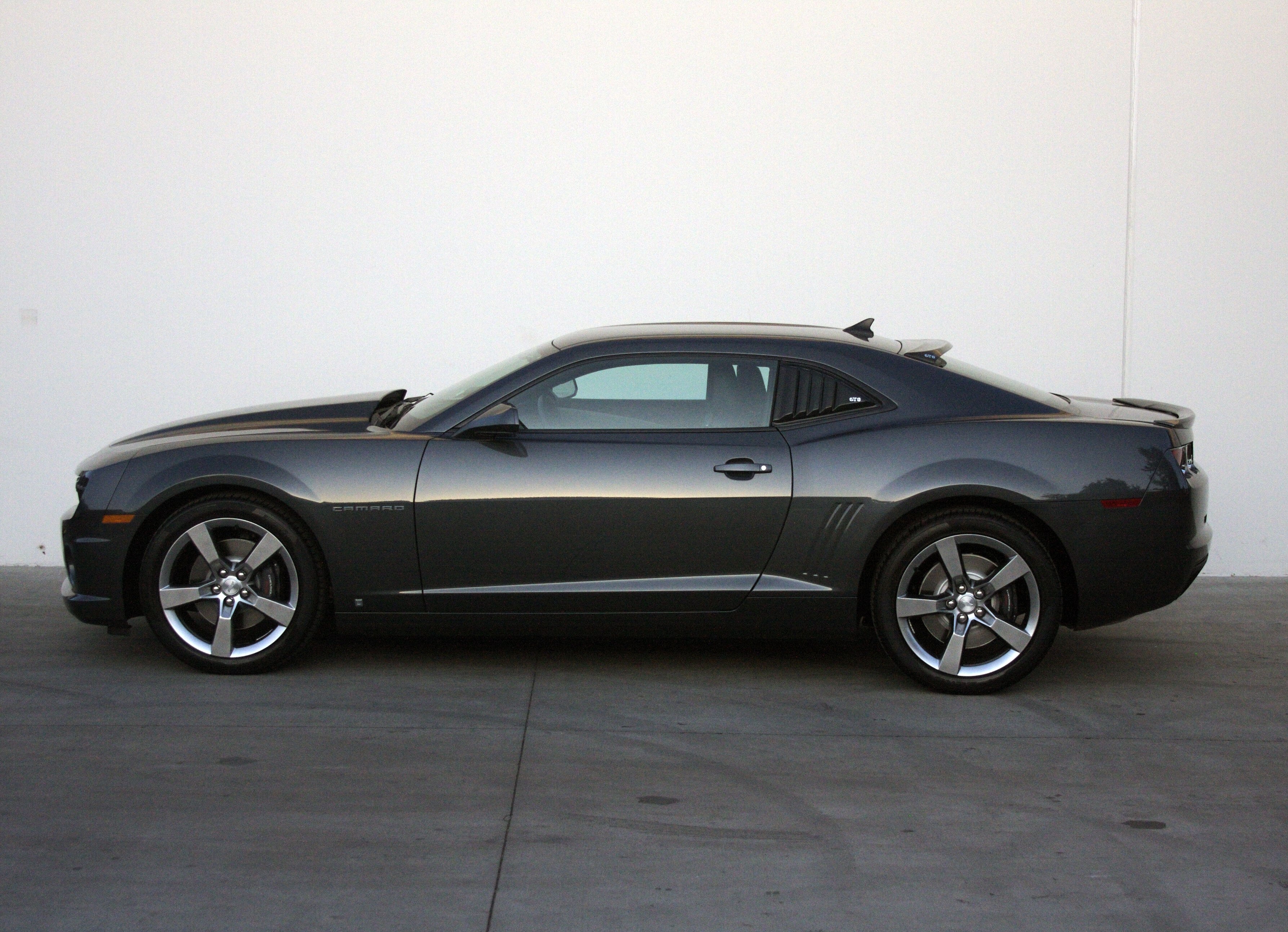 2010-2015 Chevrolet Camaro Louvered Quarter Window Covers - Smoke
