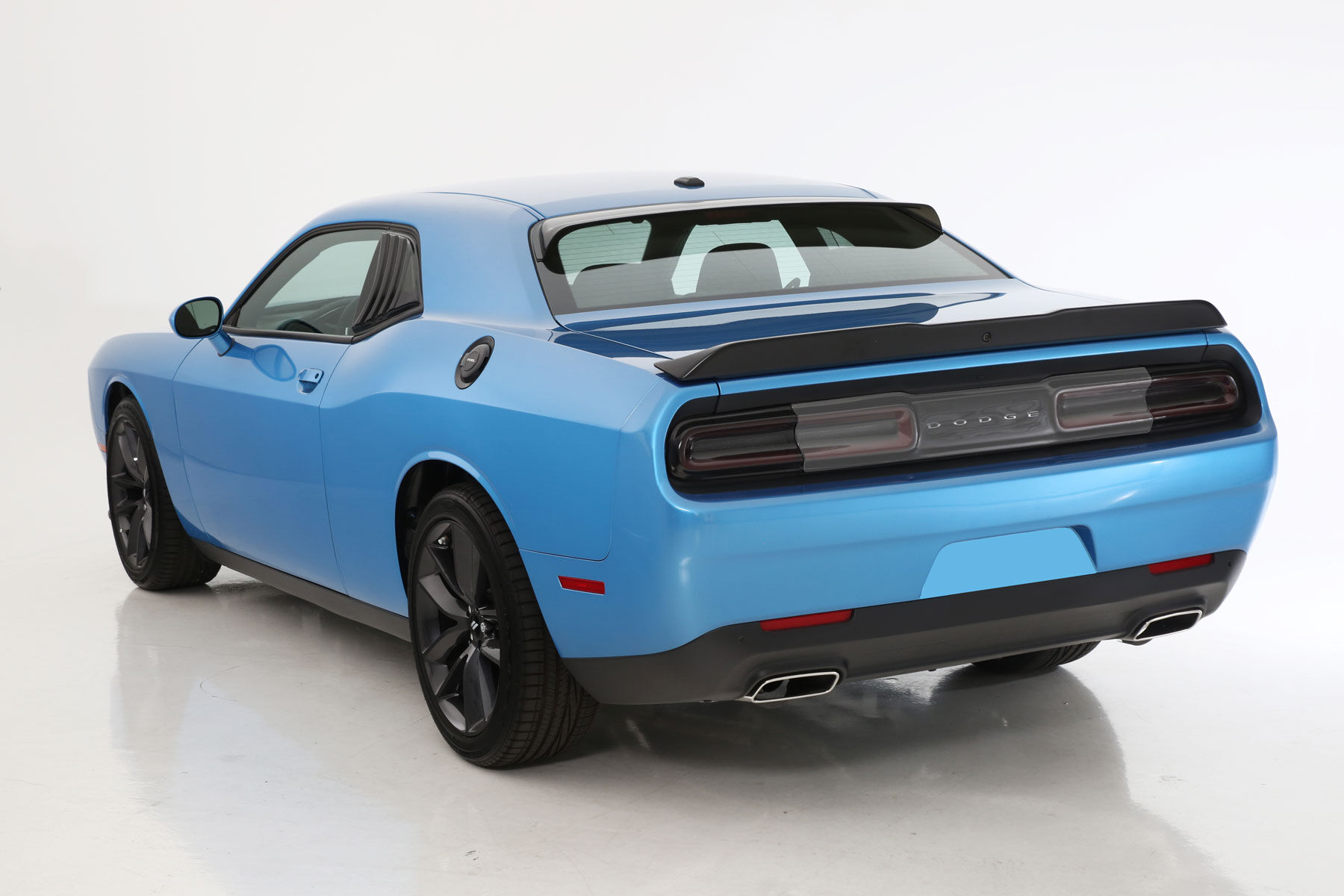 2015-2022 Dodge Challenger Tail Light Covers 2PC - Carbon Fiber Look - GT4174X