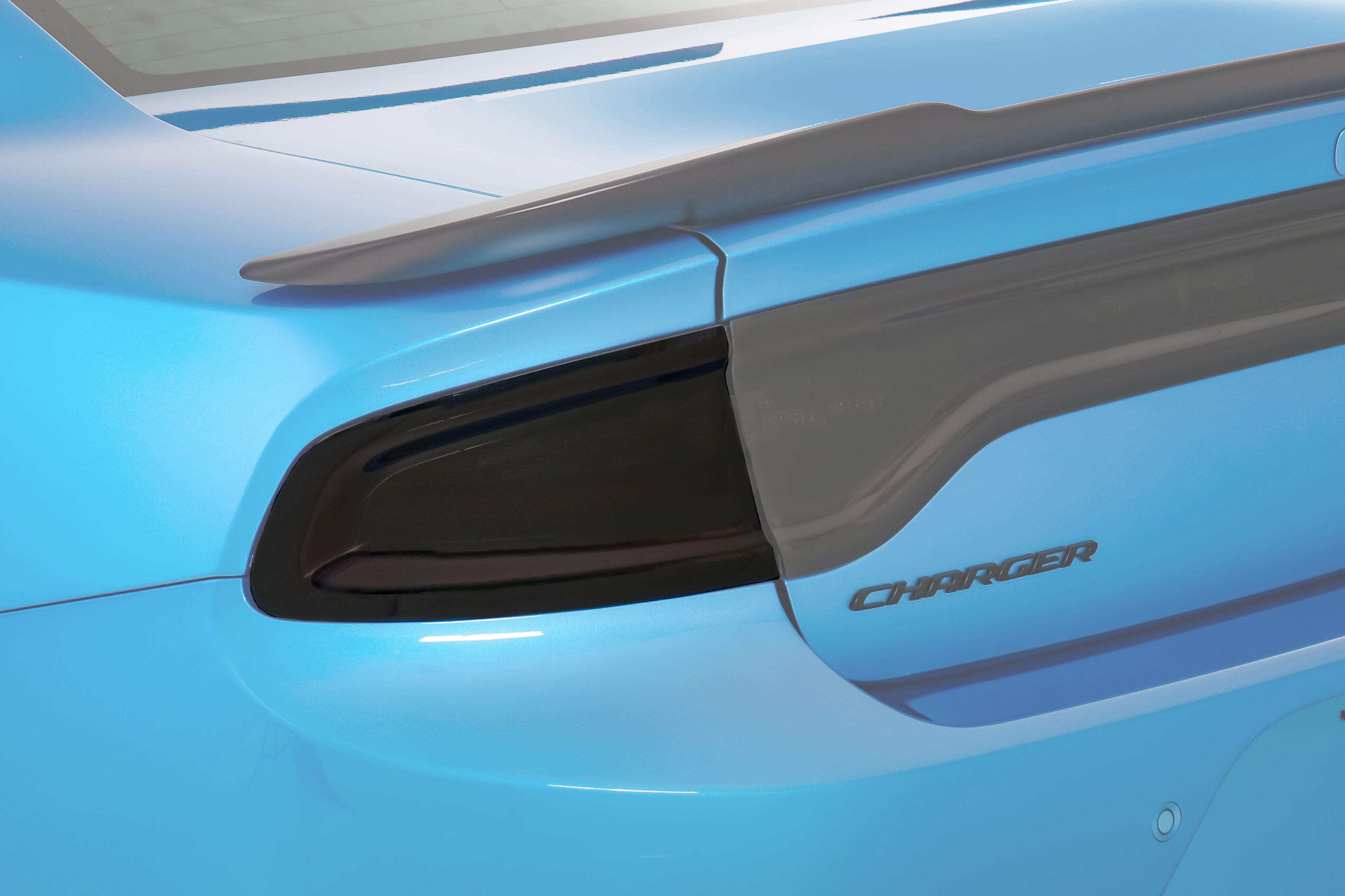 2015-2023 Dodge Charger Tail Light Covers 2PC - Smoke - GT4182