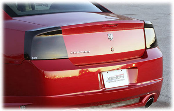 2009-2010 Dodge Charger Tail Light Covers 2PC - Smoke - GT4668