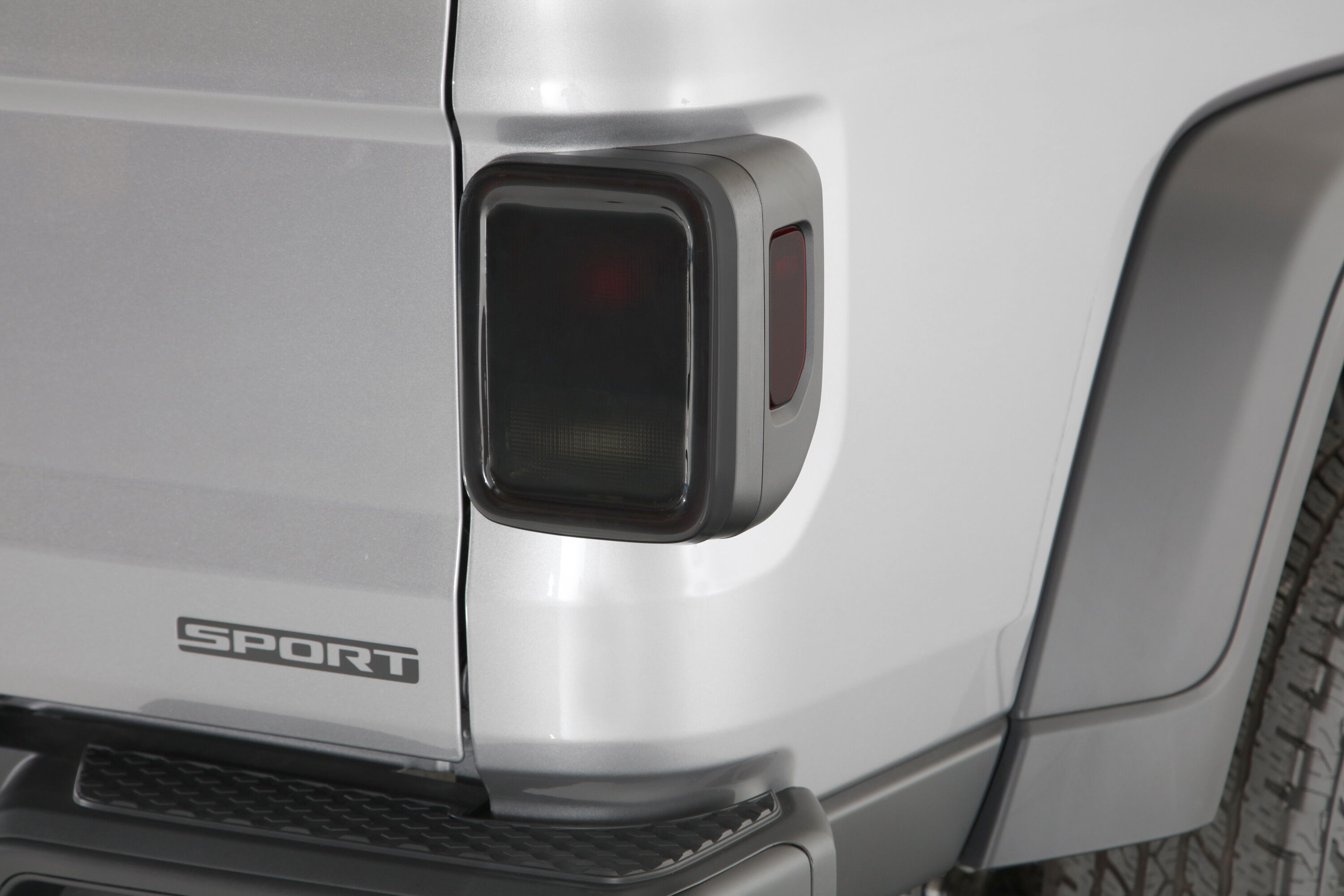 2019-2022 Jeep Gladiator JT Tail Light Covers 2PC - Smoke - GT4744S