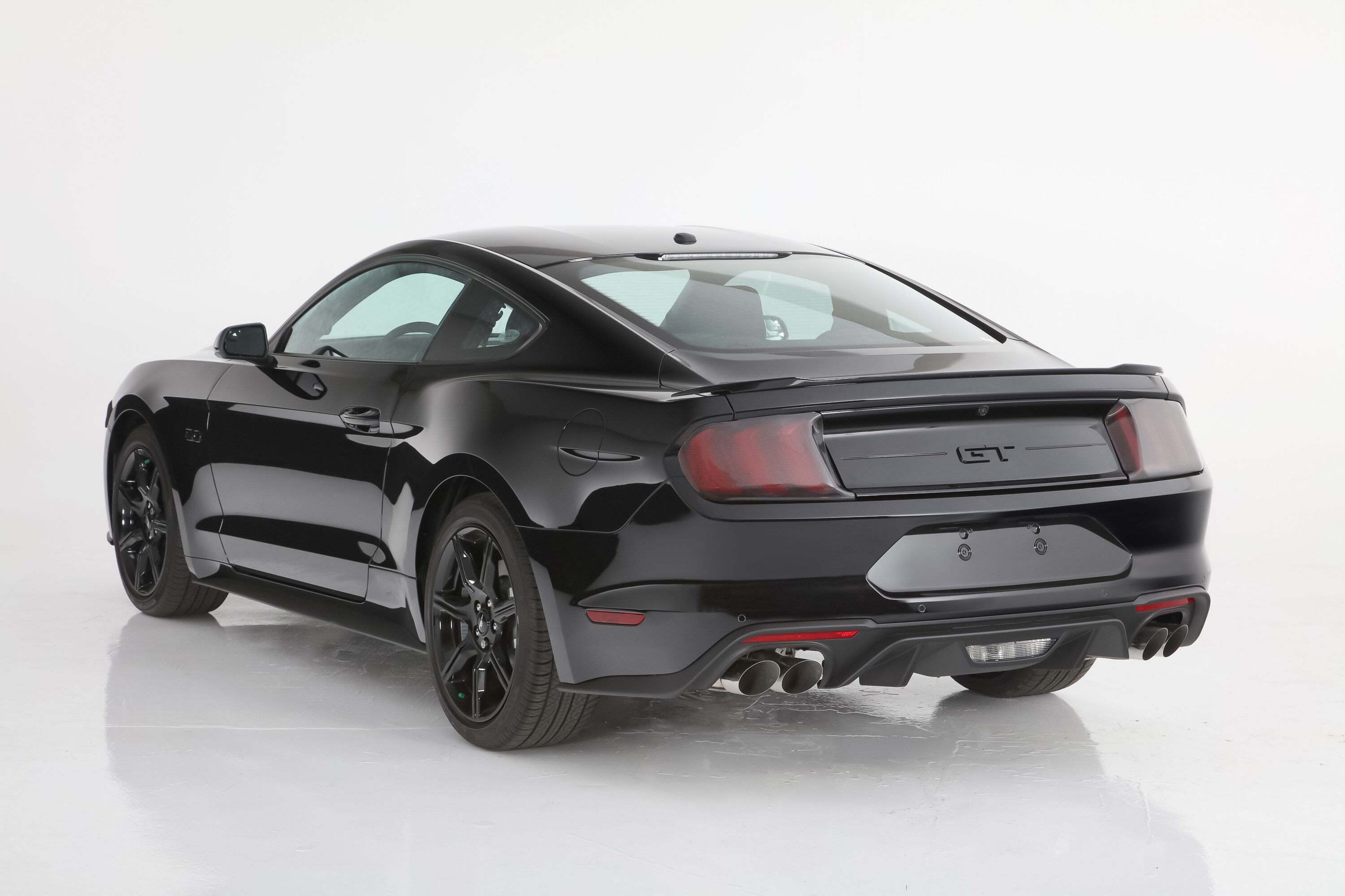 2015-2023 Ford Mustang Tail Light Covers Carbon-Fiber-Look Finish 2PC