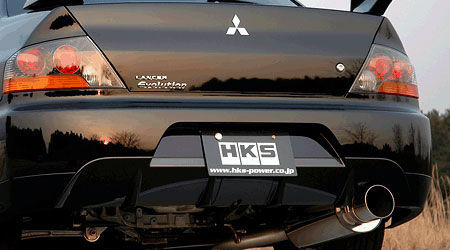 2006-2007 Mitsubishi Lancer EVO HKS Silent Hi-Power Exhaust System - 31019-AM008