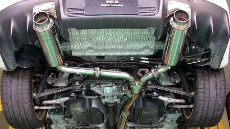 2008-2013 Mitsubishi Lancer EVO HKS Silent Hi-Power Exhaust System - 31019-AM010