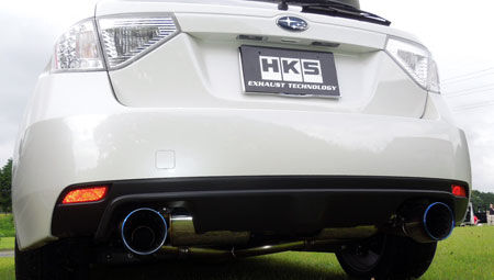 2008-2013 Subaru Impreza STi 5DR HKS Super Turbo Muffler Exhaust System - 31029-