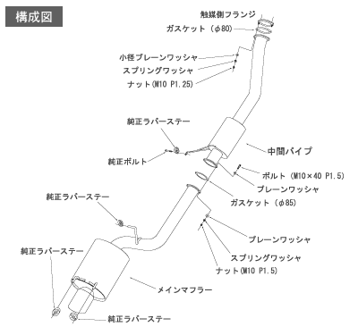 1989-1994 Nissan Skyline GT-R HKS Super Turbo Muffler Exhaust System