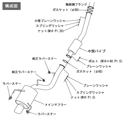 1995-1998 Nissan Skyline GT-R HKS Super Turbo Muffler Exhaust System