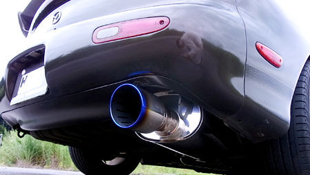 1991-2002 Mazda RX-7 HKS Super Turbo Muffler Exhaust System - 31029-AZ001