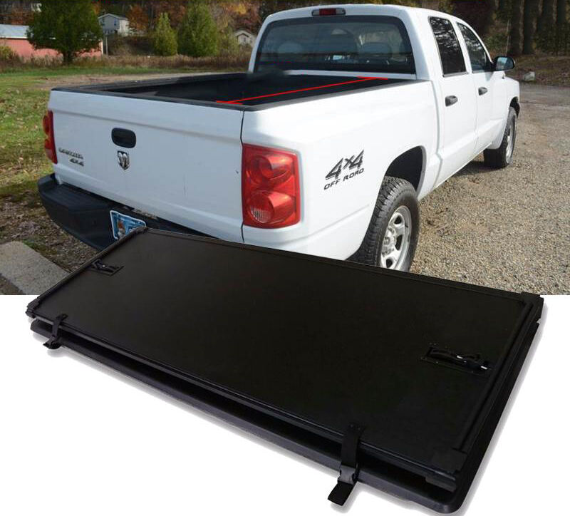 2005-2011 Dodge Dakota w/o Utility Track Tonneau Bed Cover - 12-HT009