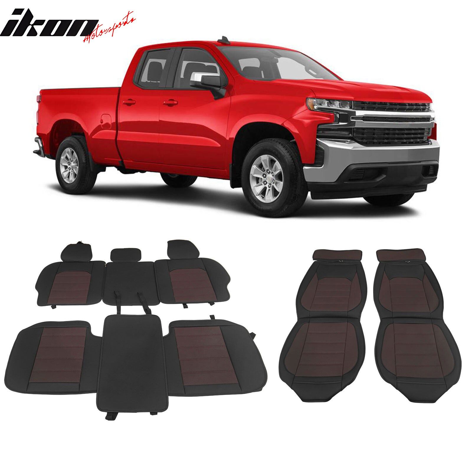 2007-2023 Chevrolet Silverado 2500/2500HD/3500 Backrest Mats w/ Pocket