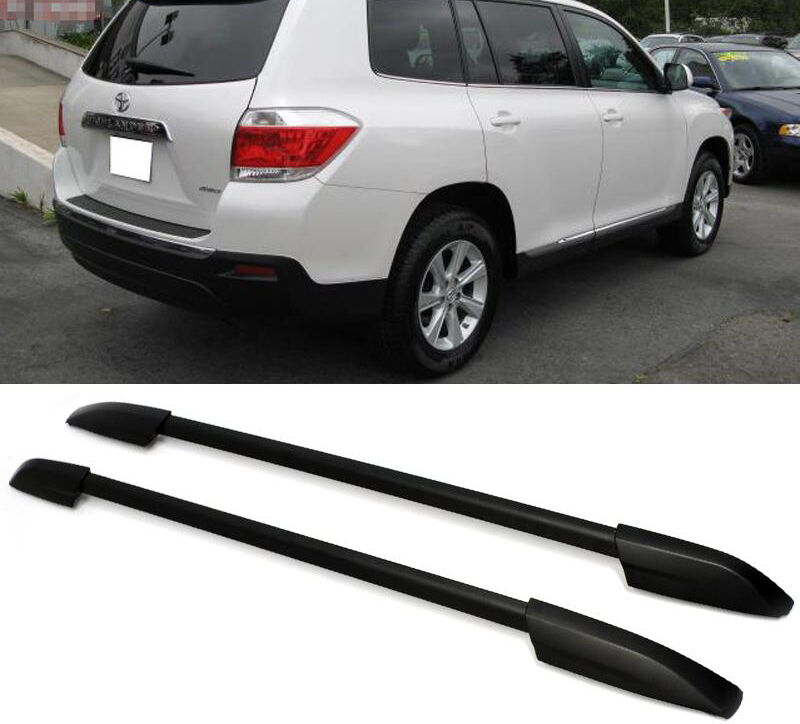 2008-2013 Toyota Highlander OE Style Roof Rack Cross Bar Black - 5-RR-THL08-BK