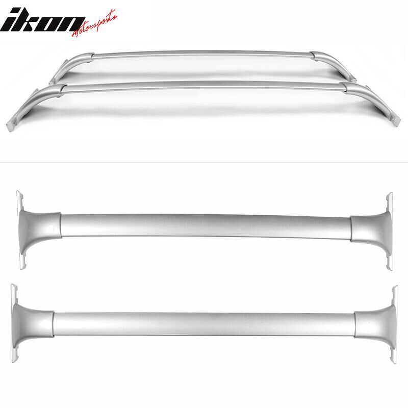 2014-2019 Nissan Rogue OE Style Roof Rack Rail Cross Bar Silver