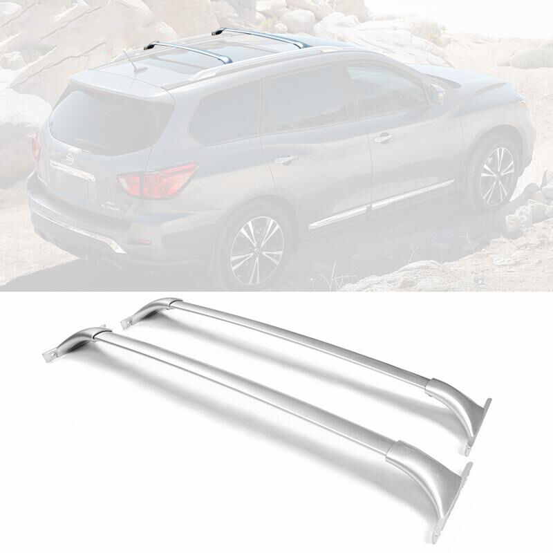 2014-2019 Nissan Rogue OE Style Roof Rack Rail Cross Bar Silver - 5-RRCB-NSRG14-V2