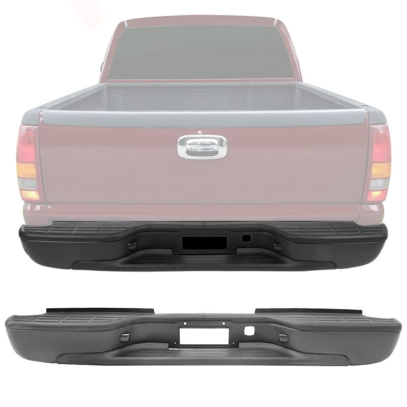 1999-2006 Chevrolet Silverado 2500HD/Silverado 3500 Fleetside Rear Step Bumper - 5-SBR-CSV99HD-BK