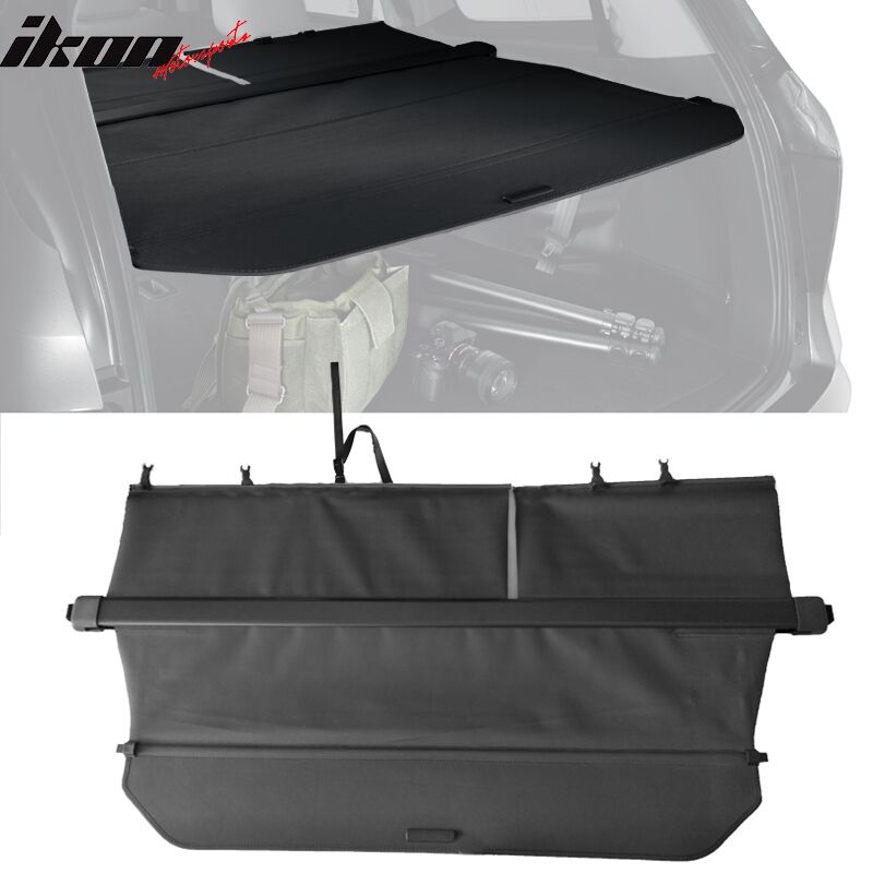 2016-2019 Honda Pilot Factory Style PVC Cloth Retractable Cargo Cover Black
