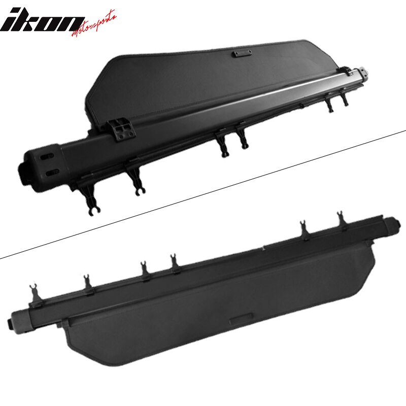 2016-2019 Honda Pilot Factory Style PVC Cloth Retractable Cargo Cover Black