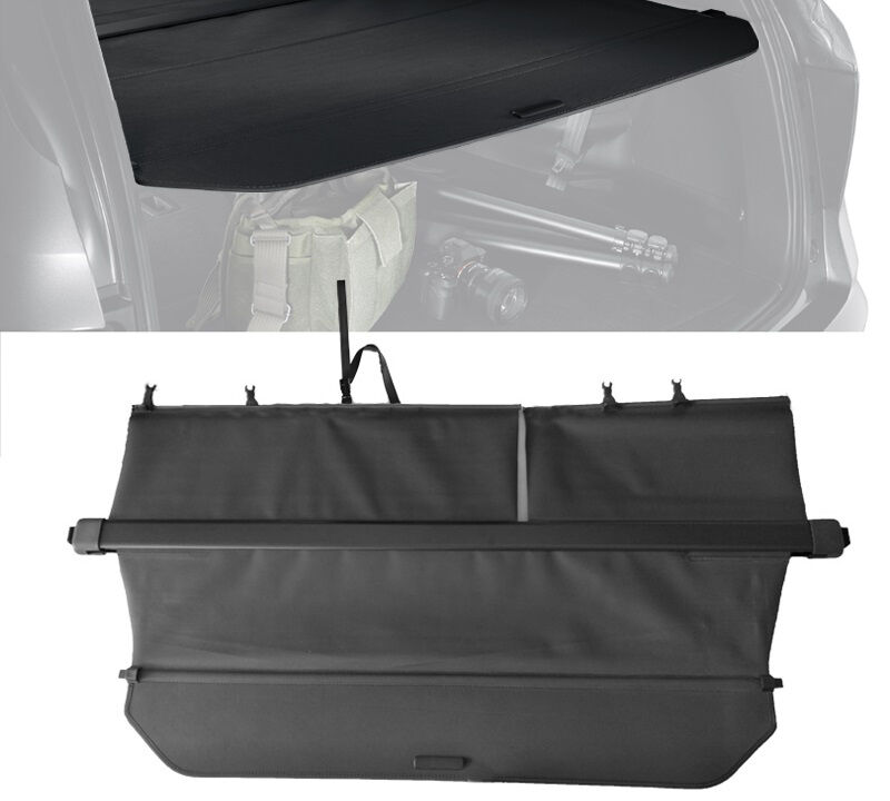 2016-2019 Honda Pilot Factory Style PVC Cloth Retractable Cargo Cover Black - 5-TC-HP16-BK