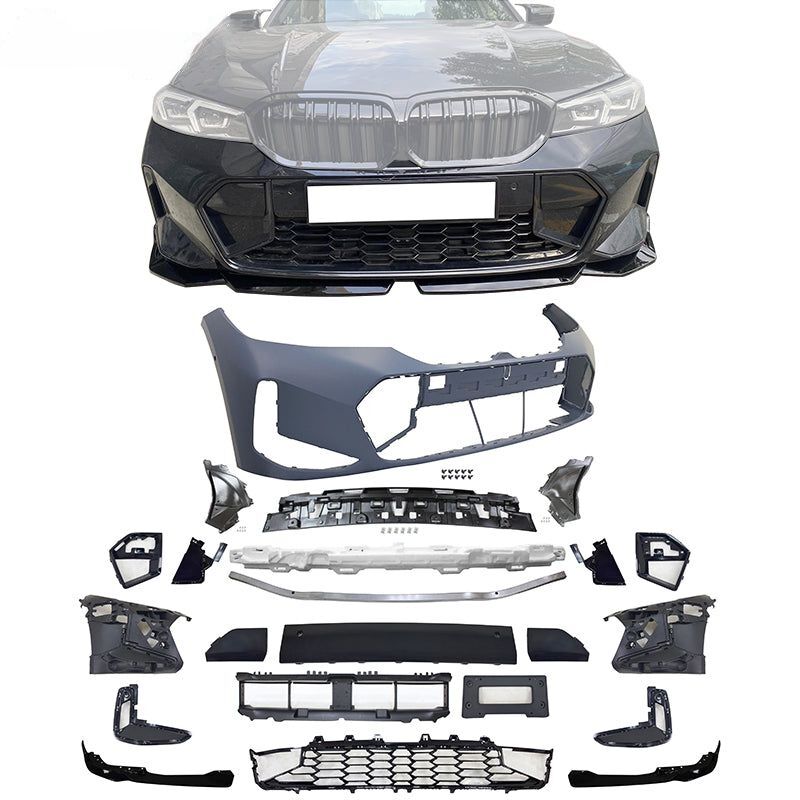 2023-2024 BMW 3-Series M340i G20 LCI M-Performance Style Front Bumper Cover - 8-FB-G20MPLCI23-FC