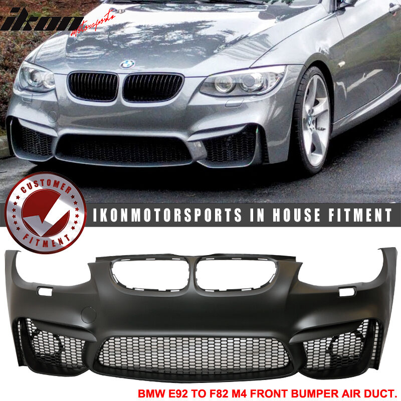 2011-2013 BMW E92 3-Series M4-Style Front Bumper Cover Polypropylene