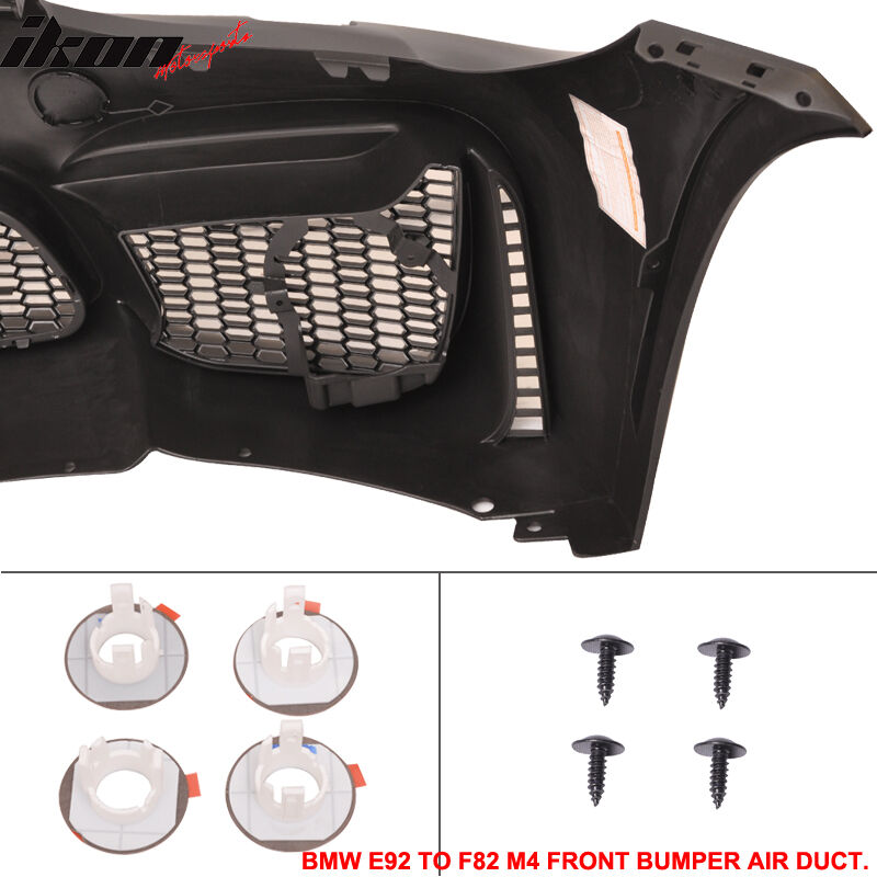 2011-2013 BMW E92 3-Series M4-Style Front Bumper Cover Polypropylene