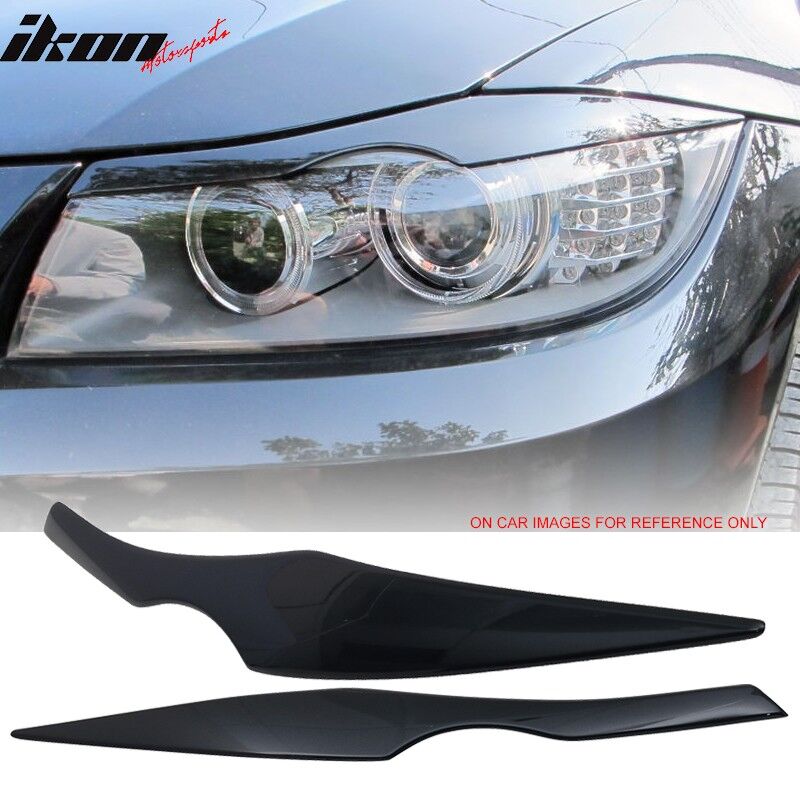 2006-2011 BMW 3-Series E90 Headlight Eyelid Painted #A35 Monaco Blue Metallic
