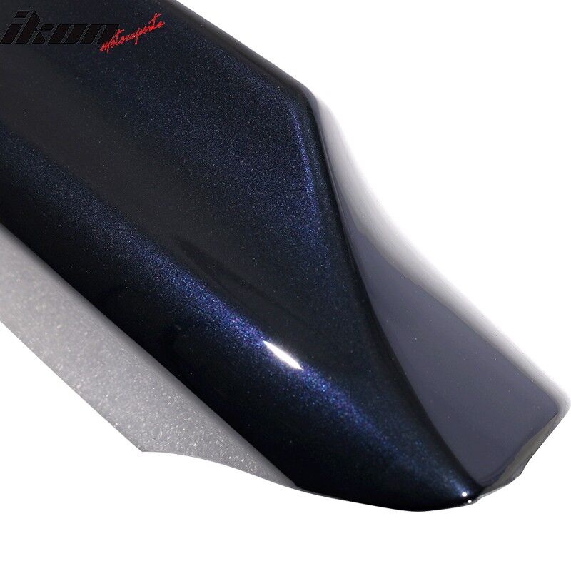 2006-2008 BMW 3-Series E90 Sedan OE Factory Polypropylene Front Splitter Painted #A35 Monaco Blue Metallic