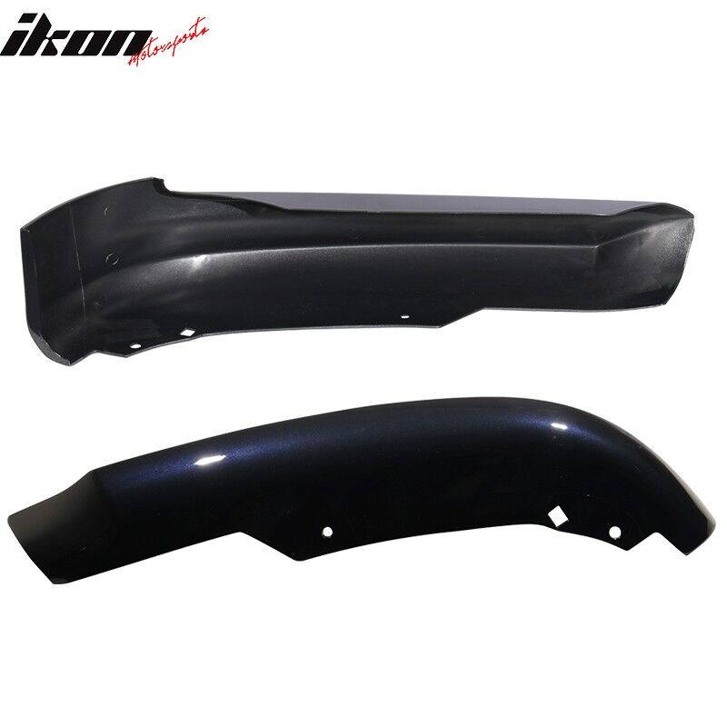 2006-2008 BMW 3-Series E90 Sedan OE Factory Polypropylene Front Splitter Painted #A35 Monaco Blue Metallic