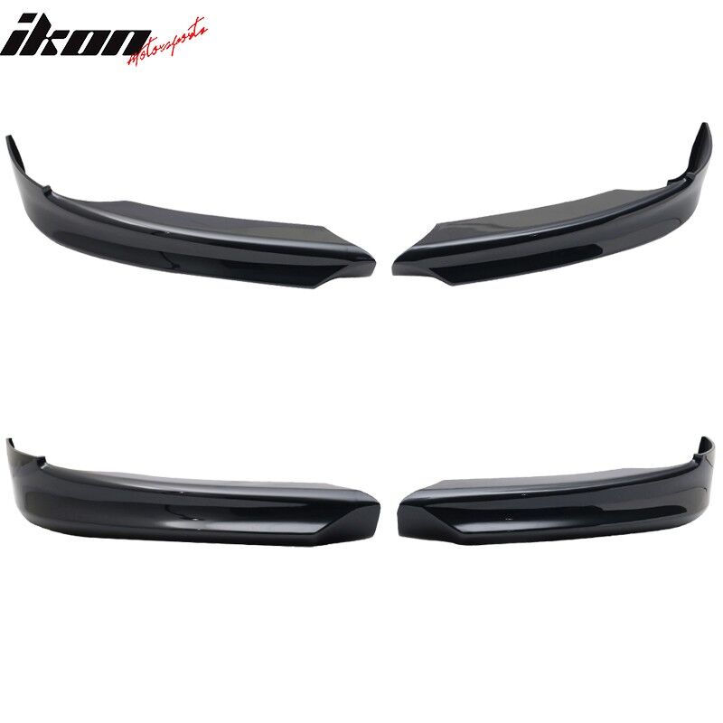 2006-2008 BMW 3-Series E90 Sedan OE Factory Polypropylene Front Splitter Painted #A35 Monaco Blue Metallic