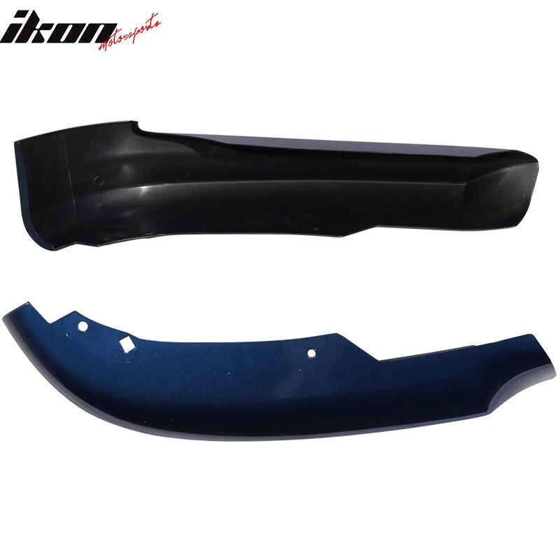 2006-2008 BMW 3-Series E90 Sedan OE Factory Polypropylene Front Splitter Painted #A51 Montego Blue Metallic
