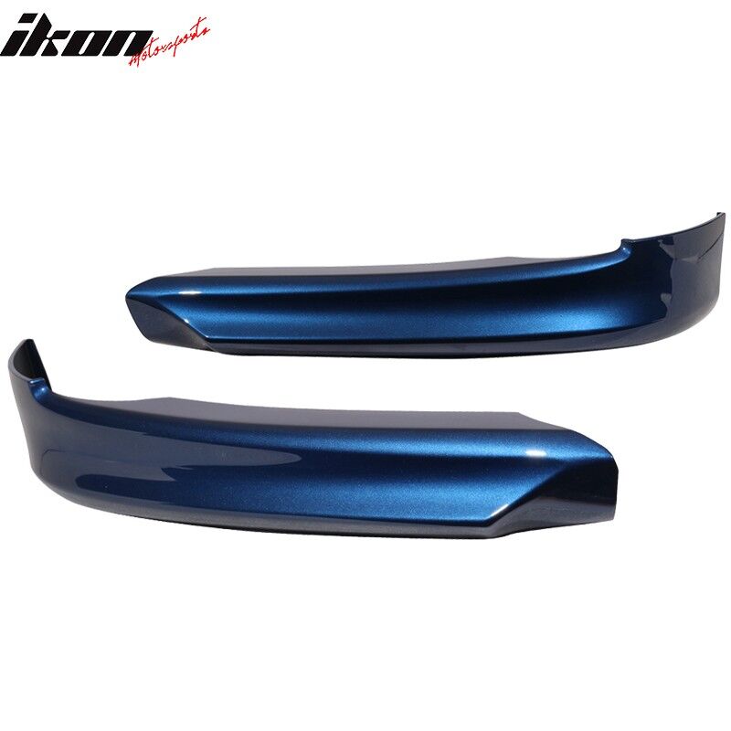 2006-2008 BMW 3-Series E90 Sedan OE Factory Polypropylene Front Splitter Painted #A51 Montego Blue Metallic