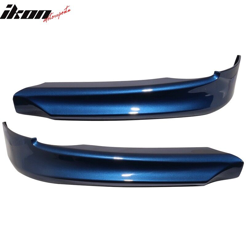 2006-2008 BMW 3-Series E90 Sedan OE Factory Polypropylene Front Splitter Painted #A51 Montego Blue Metallic