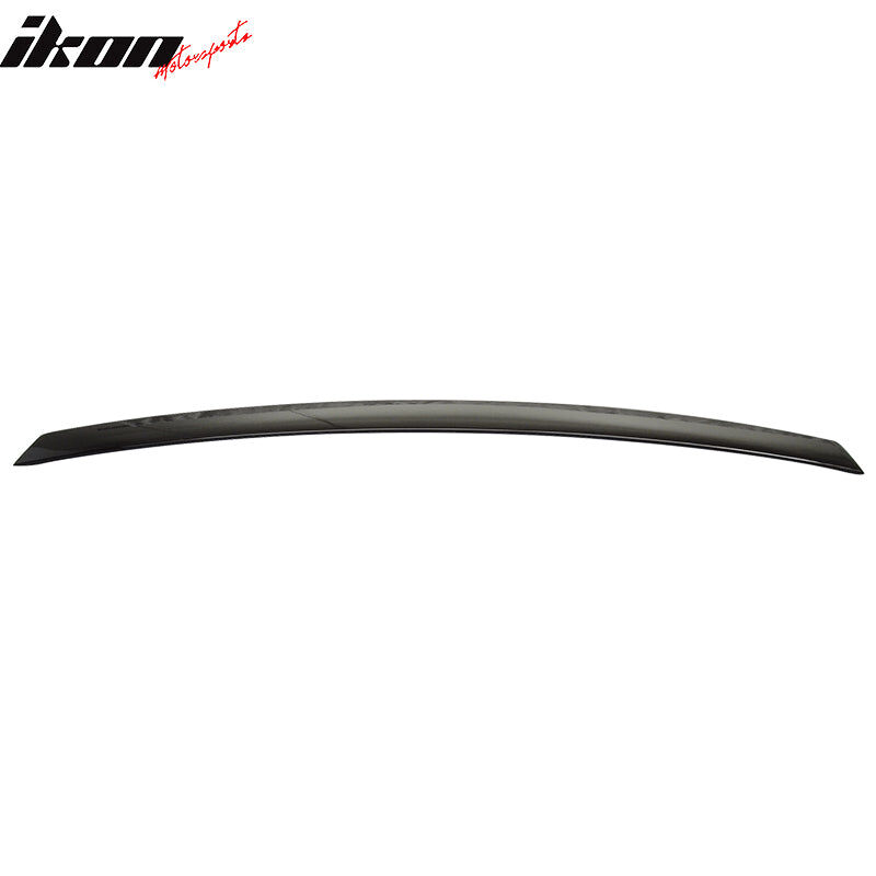 2010-2016 Mercedes Benz E-Class W212 Painted #197 Obsidian Black Metallic Rear Roof Spoiler Wing