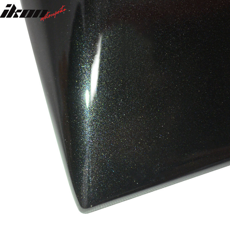 2010-2016 Mercedes Benz E-Class W212 Painted #197 Obsidian Black Metallic Rear Roof Spoiler Wing