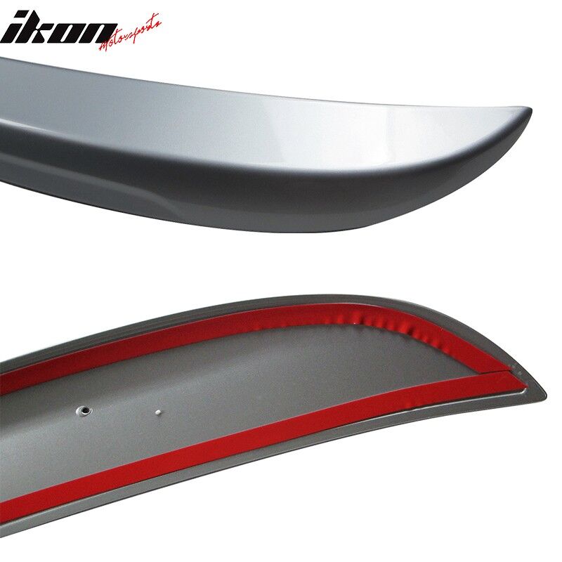 2004-2010 BMW 5-Series E60 Sedan M5 Painted Trunk Spoiler #354 Titanium Silver Metallic