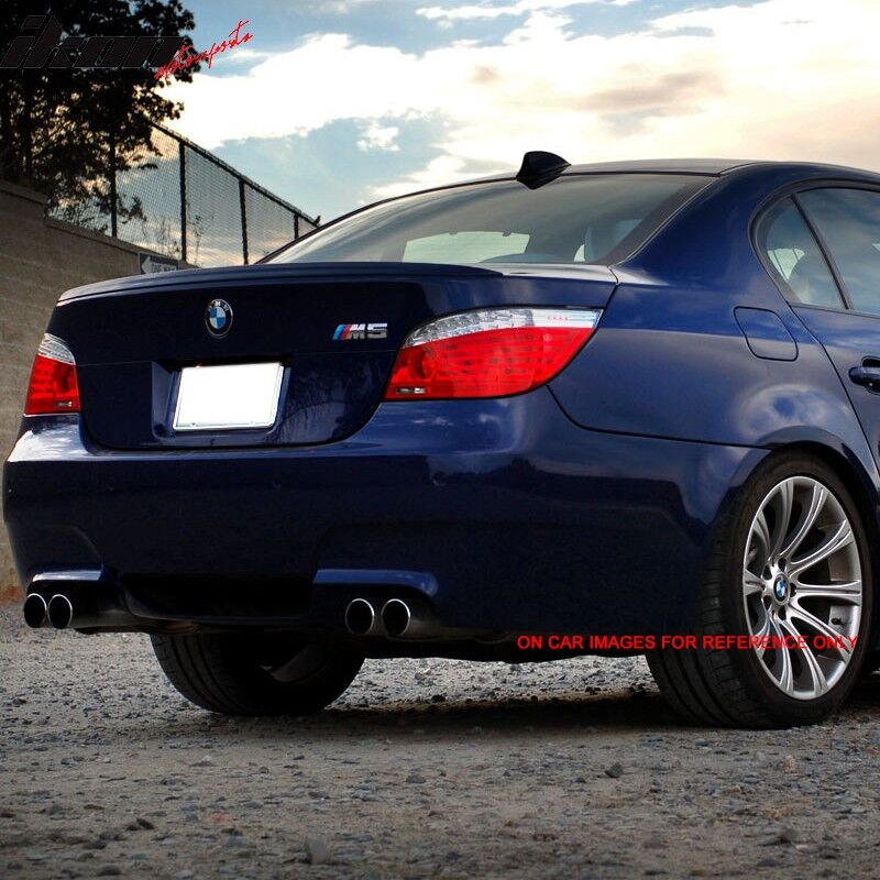 2004-2010 BMW 5-Series E60 Sedan M5 Painted Trunk Spoiler #354 Titanium Silver Metallic