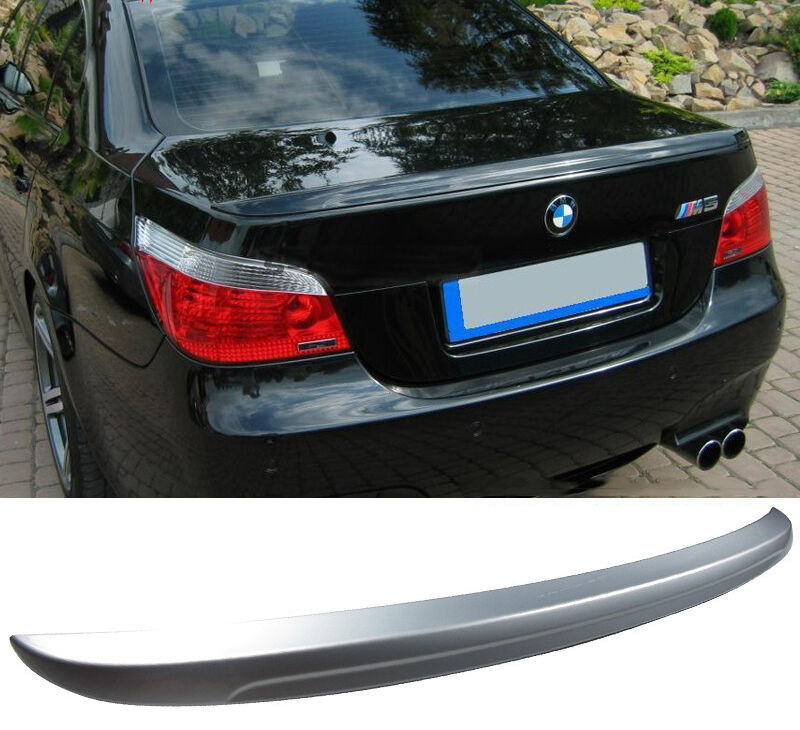 2004-2010 BMW 5-Series E60 Sedan M5 Painted Trunk Spoiler #354 Titanium Silver Metallic - 9-T-0051