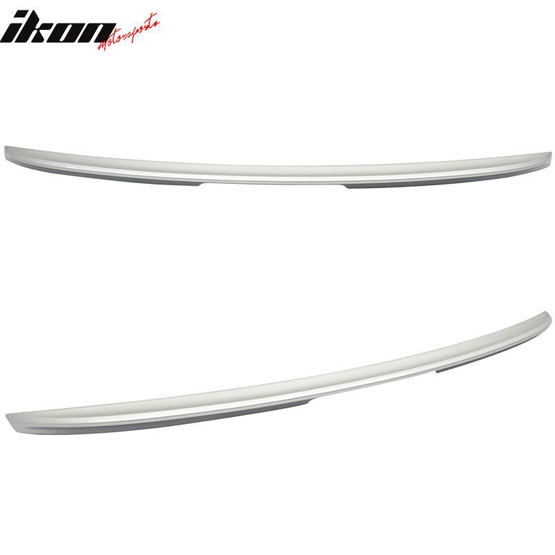 2003-2011 Mercedes Benz SL R230 #744 775 Silver Metallic Rear Trunk Spoiler Wing