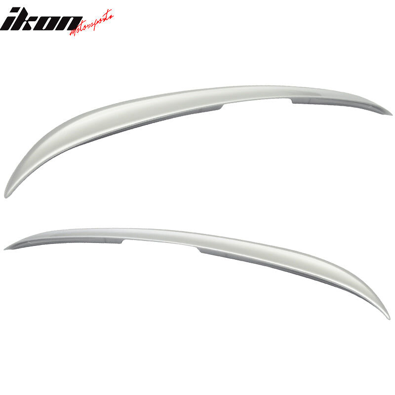 2003-2011 Mercedes Benz SL R230 #744 775 Silver Metallic Rear Trunk Spoiler Wing