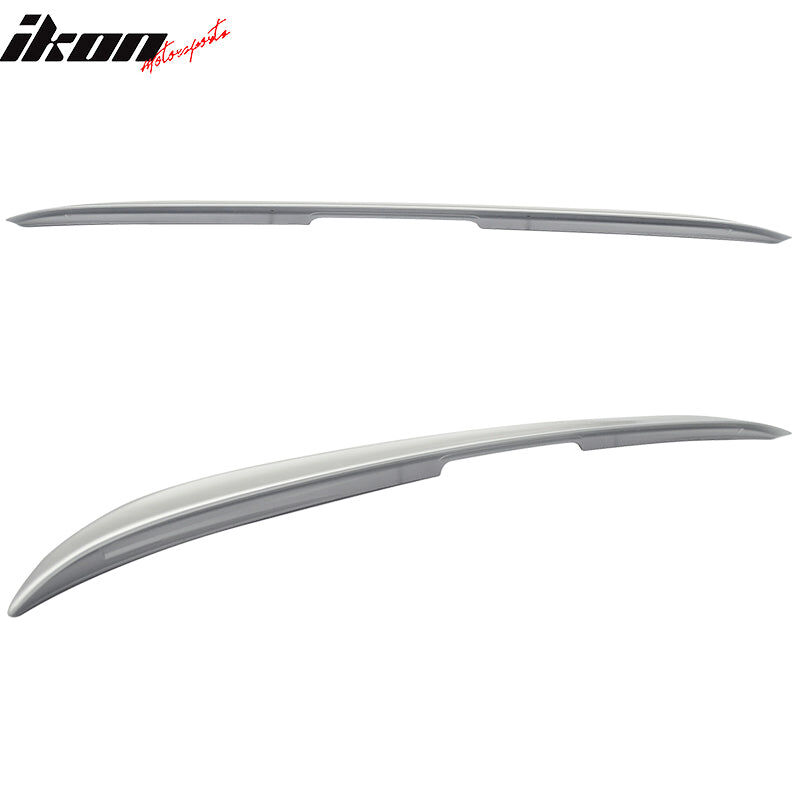 2003-2011 Mercedes Benz SL R230 #744 775 Silver Metallic Rear Trunk Spoiler Wing