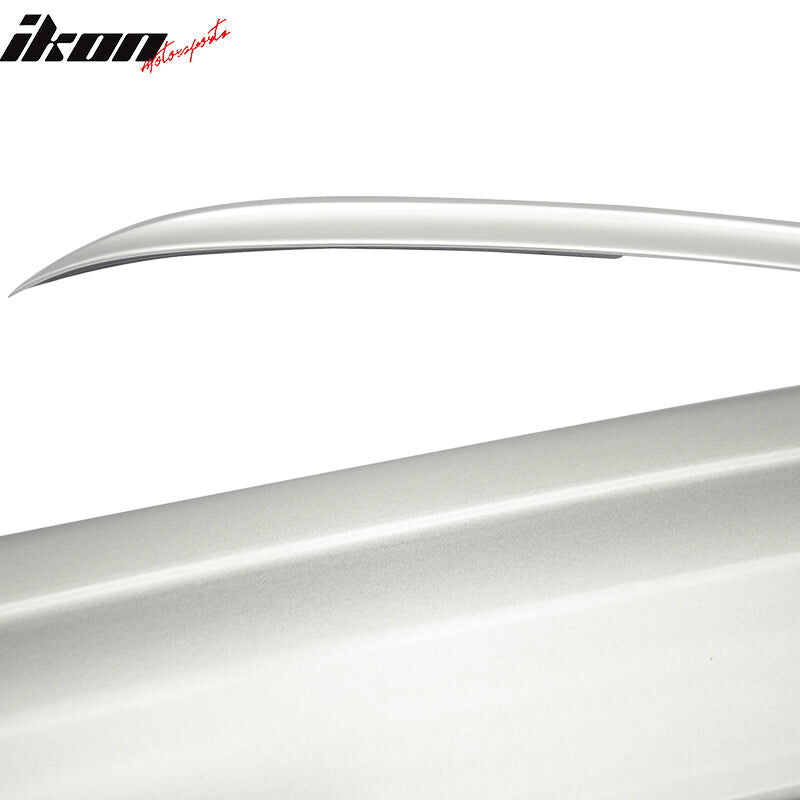 2003-2011 Mercedes Benz SL R230 #744 775 Silver Metallic Rear Trunk Spoiler Wing