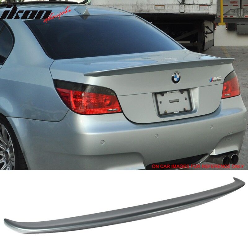 2004-2010 BMW 5-Series E60 AC Style Trunk Spoiler Painted #A08 Sterling Silver Metallic